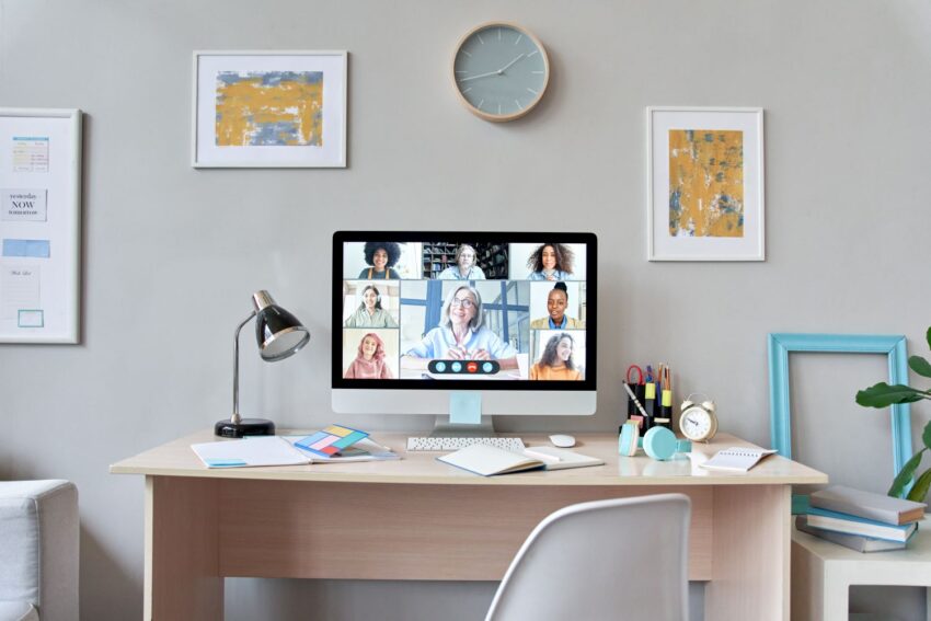 home office set up